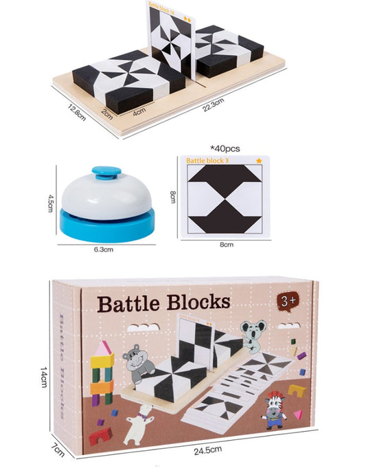 Wooden Brain Teaser with 80 Challenges - STEM Logic Game