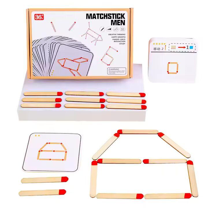 Matchstick Builders – Shape & Pattern Play Kit
