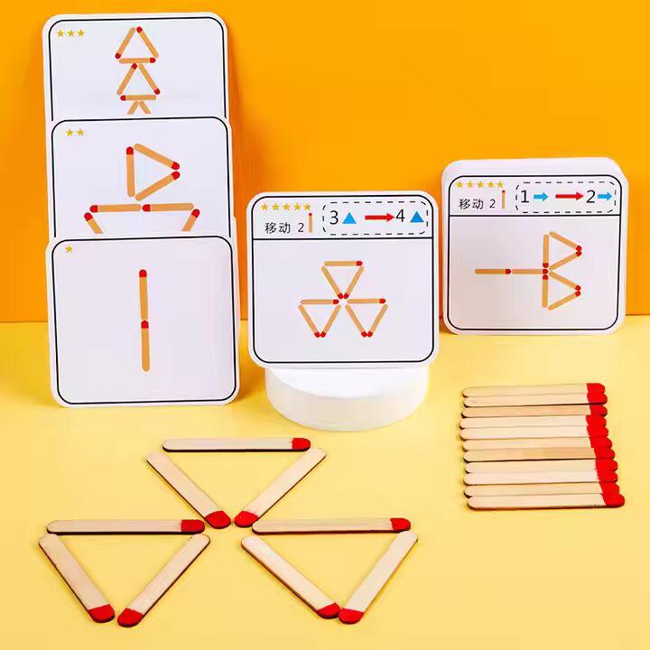 Matchstick Builders – Shape & Pattern Play Kit