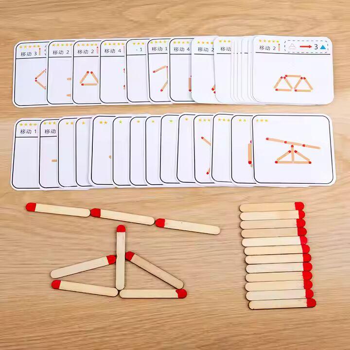Matchstick Builders – Shape & Pattern Play Kit
