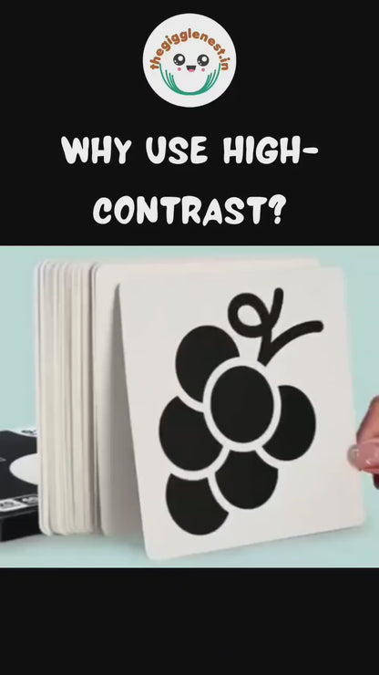 Visual Stimulation Cards for Babies - 3 to 6 Months