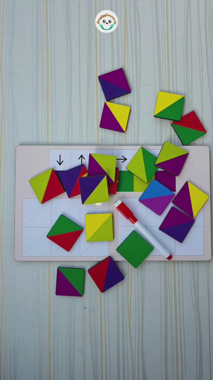 Direction Detective Puzzle: Color & Arrow Challenge