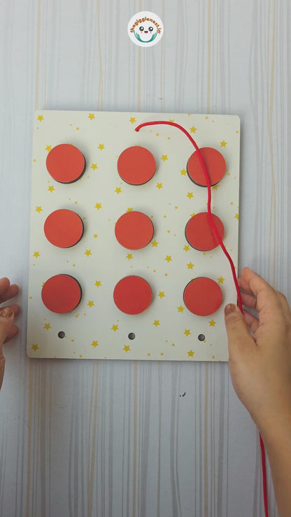 FIND YOUR WAY GAME - Thread, Band Stretching & Balance Game