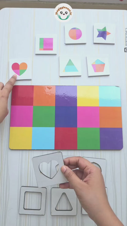 Shape Sleuth - Search & Match Puzzle (6 Shape Frames)