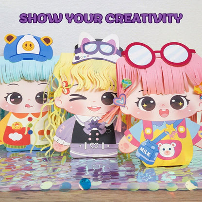 Hair Styling Paper Kit Make & Create Studio